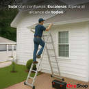 Escalera Articulada 4×4 – 16 Peldaños – Capacidad 150 kg – Uso Profesional